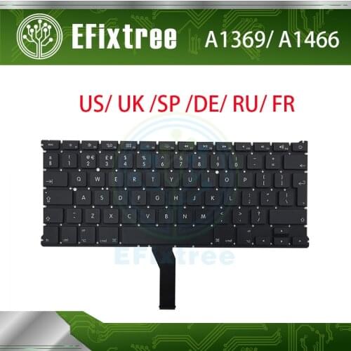 Spanish Keyboard US English For Macbook Air 13.3 inch A1369 A1466 Layout EMC 2469 2559 2632 2924 2925 3178 2011-2017 Year