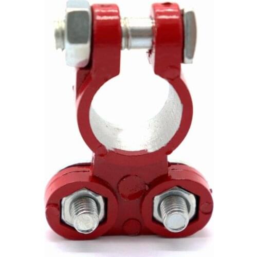 2 Pieces Car Truck Marine Boat Battery Terminal Clamp Clips Brass Connectors