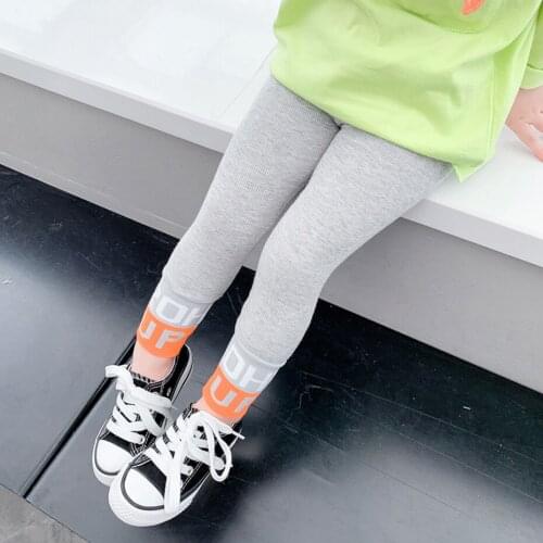 Girl Leggings Patchwork Spring Autumn Pants Kids Skirt Pants Solid Color Trousers Comfortable flexible Leggings