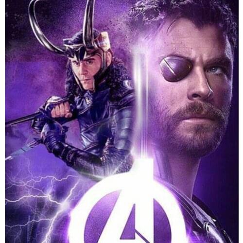 Marvel Thor Loki Diy Diamond Painting Disney Home Decor 5d Diamond Embroidery Full Mosaic Home Decor Handmade Gift