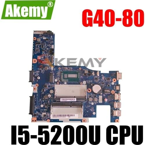 ACLU3/ACLU4 UMA NM-A362 NM-A272 For LENOVO G40-80 G40-70 Core I5-5200U 14 Inch Laptop motherboard Mainboard