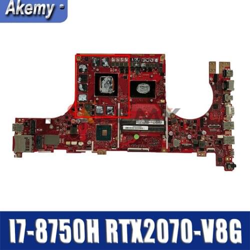 GL504GW laptop motherboard I7-8750H RTX2070-V8G For Asus ROG Strix Scar II GL504G GL504GW notebook motherboard mainboard test ok