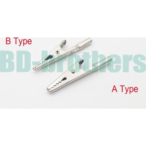 Metal Round Tail Alligator Clip crocodile electrical Clamp FOR Testing Probe Meter 51.5MM Hardware accessories 3000pcs/lot