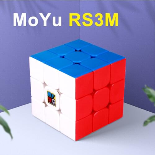 Moyu RS3M 2020 Magnetic 3x3x3 Magic Cube MF3RS3M cubing classroom RS3 M Magnets Puzzle Speed RS3M Cube Toys for Children