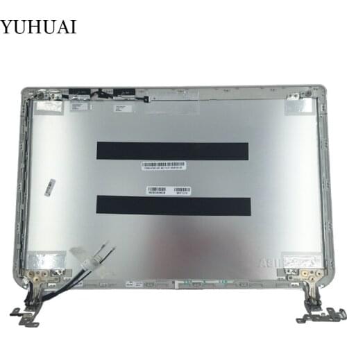 NEW Top cover For Toshiba Satellite E45T-B LCD Back Cover H000068600 13N0-VPA1U01 silver