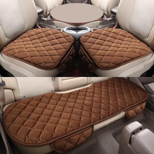 New Universal Velvet Car Seat Cushions For Skoda Octavia Superb Yeti Fabia spaceback Rapid ,High-fiber