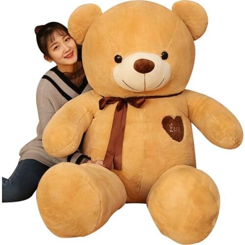 New Product Listing 200cm Cute Animal Large Teddy Bear Skin Plush Toy Cushion Pillow Childrens Toys Just Skin