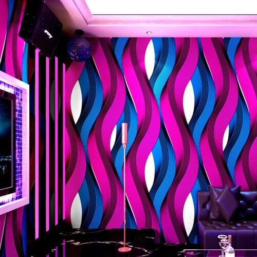Ktv wallpaper karaoke bars flash wall covering 3d stereoscopic reflective special bar personalized creative corridor background