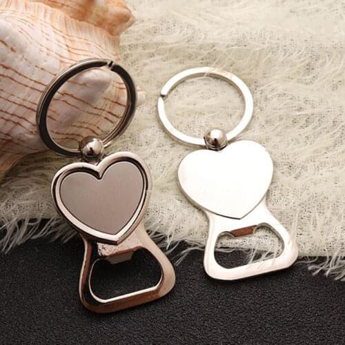 Beer Bottle Opener Key Chain Portable Creative round Key Chain Advertising Small Gift Customizable Logo