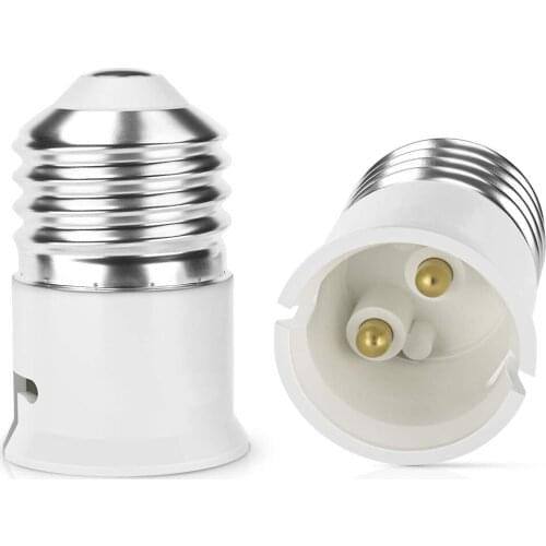 E27 to B22 Socket Converter Screw to Bayonet Socket Adapter for LED Bulbs and Incandescent Bulbs and CFL Bulbs
