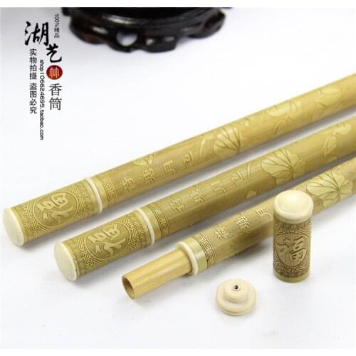 Carving the view sound theheart sutra Mosaic imitation tooth inserted joss stick cylinder teamed with ointment Aloes cylinder