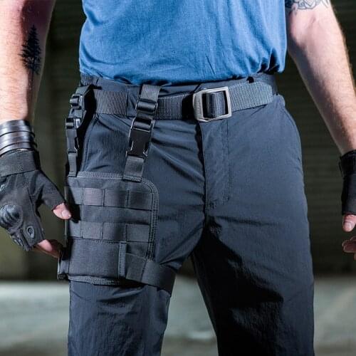 OneTigris 1000D Nylon MOLLE Tactical Drop Leg Platform for Hunting/Paintball/Airsoft Holster Platform with Quick Release Buckle