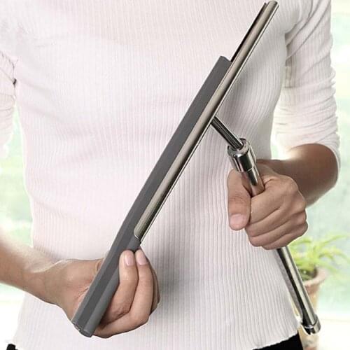 Telescopic Shower Squeegee Window Glass Wiper Scraper with Silicone Blade for Bathroom Kitchen Car