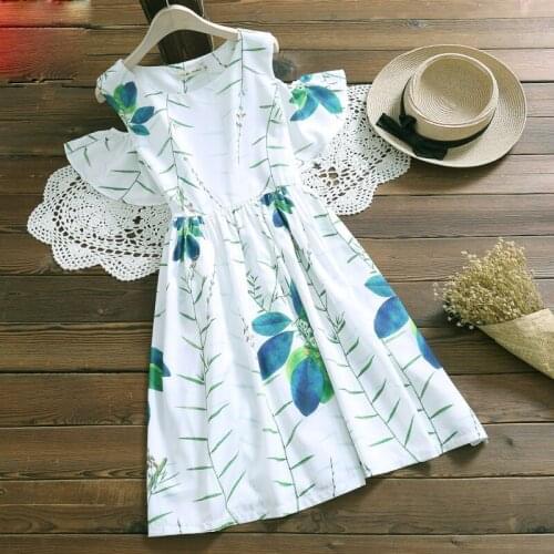 1pcs Girl Sweet Cute Korean Style Summer Dress High School Student Daily Outdoor Costume for Girl Christmas Gift New