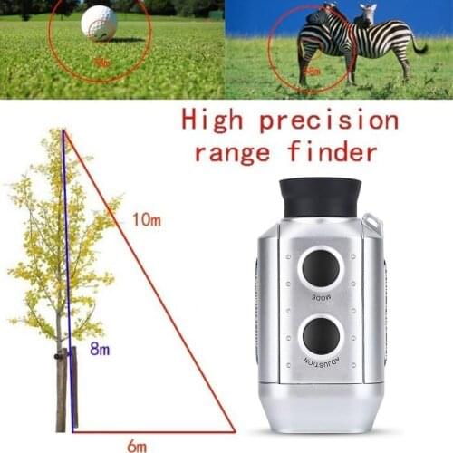 1 Pc 1000 Yards Digital 7x Range Finder Telescope Golf Golf Monocular Rangefinder Distance Rangefinder LCD Display Hu L3Z6
