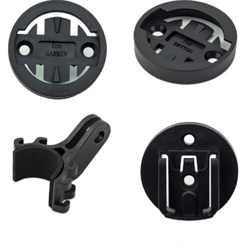 1pc Plastic Bicycle Computer Bracket Mount Fixed Base Male Seat Black Bike Repair Parts For GARMIN Bryton Cycling Parts