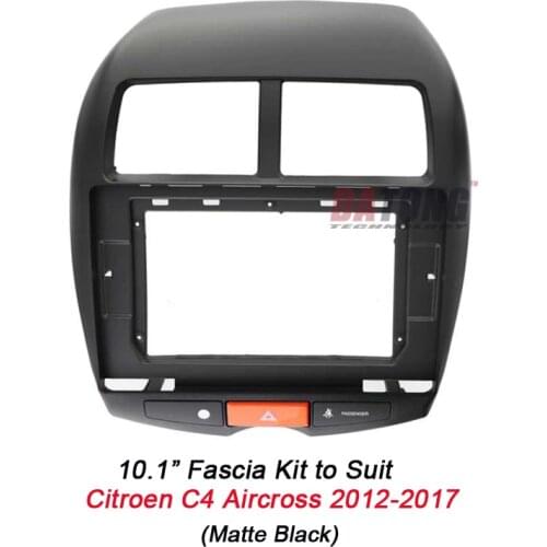 10.1'' Universal Android Navigation Fascia Frame Kit for Citroen C4 Aircross 2013 2012 2014 2015 2016 with Cable Power Harness