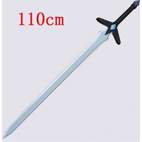 110cm Sword Art Online Dark Repulsor Sword Weapon Cosplay SAO white Sword 1:1 Anime Ninja Knife PU Weapon Prop