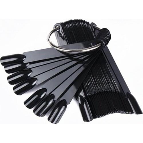 200x 4Colors False Nail Sticks Art Tips Nail Sample Sticks Detachable