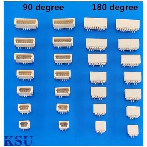 500pcs /lot SH connector 1.0mm pitch SH1.0 SH1.0MM SMD sockets female 2Pin 3Pin 4Pin 5Pin 6Pin 7Pin 8Pin 10Pin 12Pin