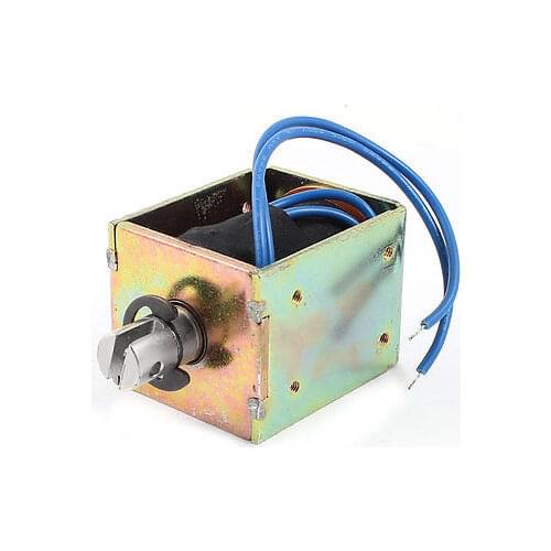 60V 91.5W Power 5mm/1.2Kg Pull Type Spring Plunger DC Solenoid Electromagnet