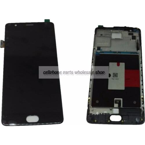 Amoled For Oneplus 3T / Three T A3010 A3003 Lcd Screen Display+Touch Glass Digitizer+Frame Assembly Replacement Parts