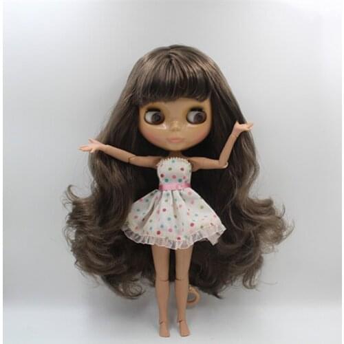 Free Shipping Top discount 4 COLORS BIG EYES DIY Nude Blyth Doll item NO. 414J Doll limited gift special price cheap offer toy