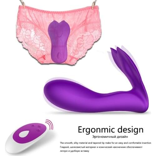 10 Speed Wireless Vibrating Panties Remote Control Vaginal Clit Stimulation Butterfly Vibrators Erotic Adult Sex Toys For Women