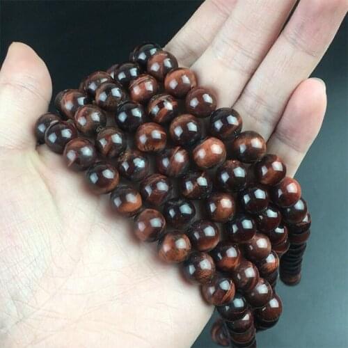 6 8 10mm Natural Stone Brown Bicolor Tiger Eye Loose Spacer Beads For Jewelry Making DIY Bracelet Charms Accessories 15'' Strand