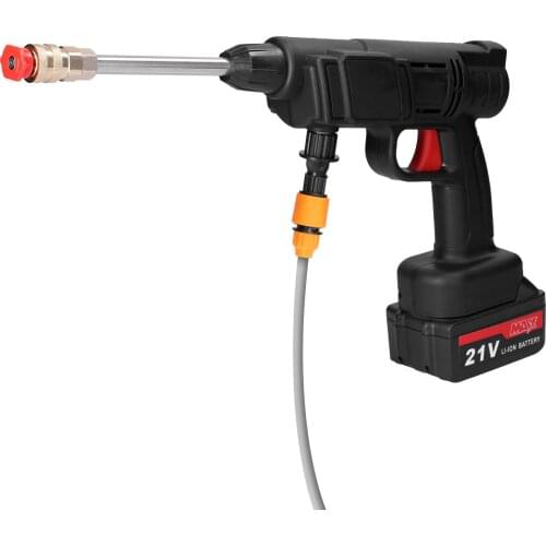 Household Cordless High Pressure Car Wash Tool Portable Vehicle Cleaning Machine Automobile Washer with Foam Bottle