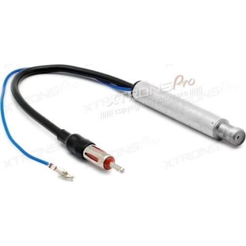 XTRONS ICE/ACS/13-012 Aerial Antenna Adaptor Cable ISO Wiring Harness for AUDI / VOLKSWAGEN / SEAT with Phantom Power Supply