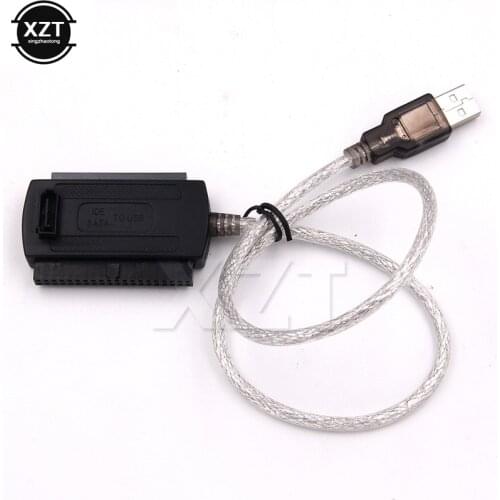 1pcs USB 2.0 IDE SATA 5.25 S-ATA 2.5 3.5 Inch Hard Drive Disk HDD Adapter Cable for PC Laptop Converter new