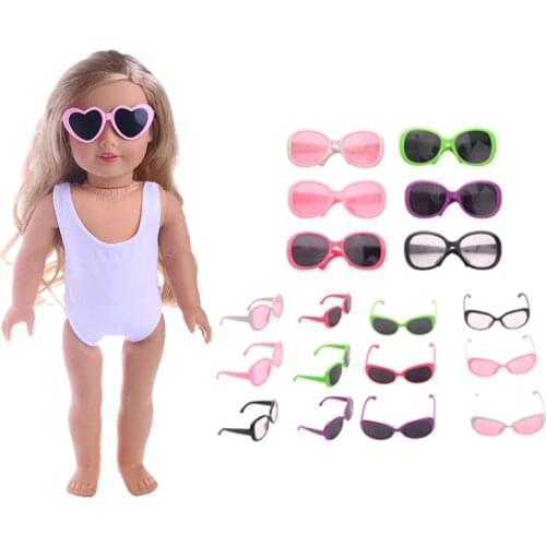 Doll Accessories, Doll Toys, Doll Glasses For 18 Inch American Dolls And 43cmreborn Baby Doll Best gifts For Children