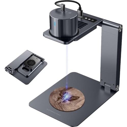 Delux LaserPecker Pro Laser Engraver Etching Machine Auto Stand Engraving Machine Leather Wood