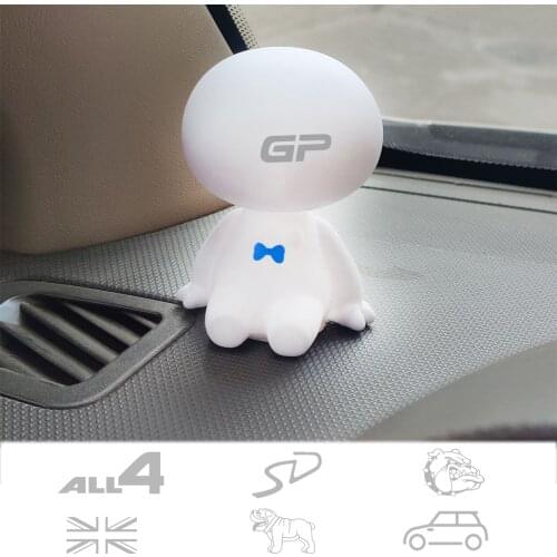 Cartoon Shaking Head Figure Car Ornaments Big Hero Doll Toy For Mini Cooper JCW R56 R57 R58 R59 R61 F54 F55 F56 F60 Accessories
