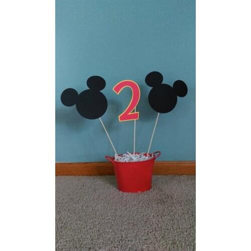 Mouse Mouse Centerpiece, Happy Birthday, mouse Mouse Clubhouse, Age, Party Decorations