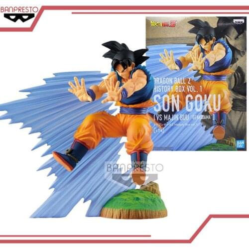 BANDAI Banpresto Original Dragon BallZ FES Character Son Goku Box-Packed Garage Kit 13CM PVC Model Ornaments Children Toy Gifts