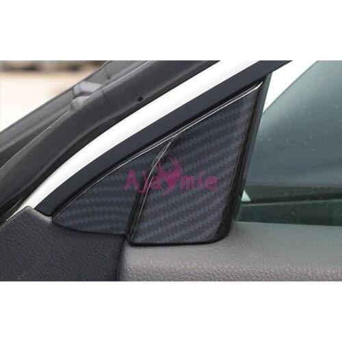 For Toyota Camry Sports Version XV70 8th Interior Carbon Fiber Color Door Window Corner Panel Cover Car Styling Accessories