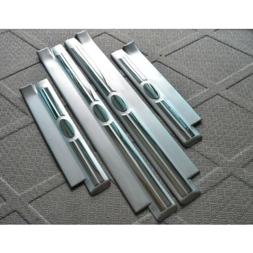 Stainless steel scuff plate door sill covers for Land Rover Discovery 4 2010-2013 car styling auto accessories