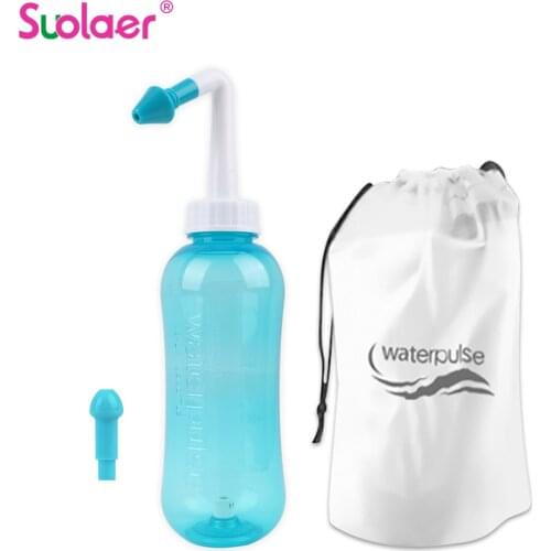 Portable Nose Wash Pot 500ML 300ML Nose Cleaner Nasal Irrigators Nasal For Adults Children Rinsing System Health Care Tool