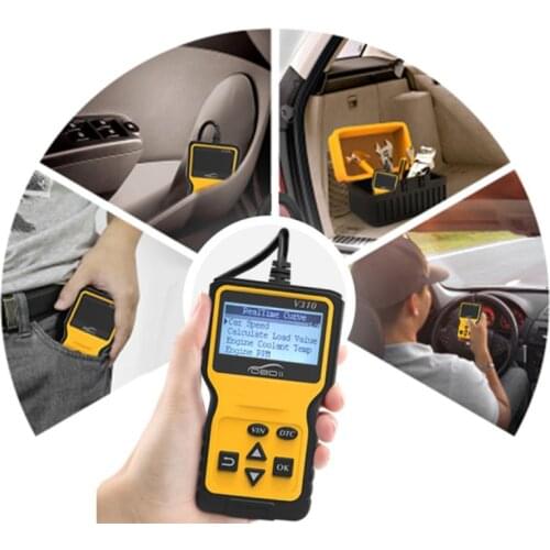 V310 OBD2 Car Code Reader Engine Fault Diagnostic Scanner LCD display engine Diagnostic Check Tool car accessories