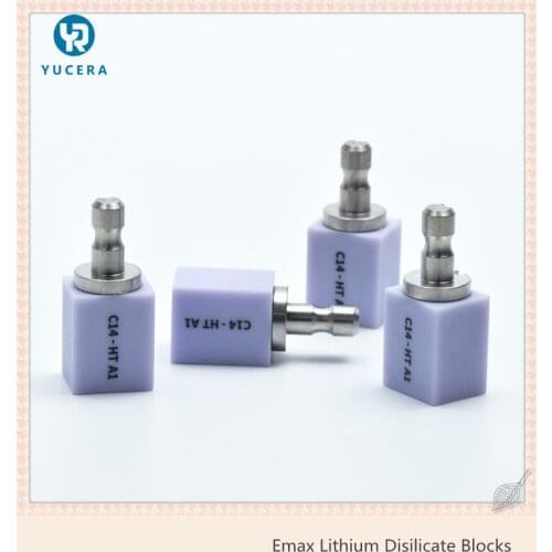 Dental Lithium Dislicate with High Translucent and Emax Glass Ceramic Block for Dental Lithium Dislicate Blocks