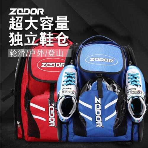 Inline Speed Skating Bag for MPC for CITYRUN for Powerslide Speed Skates Shoes Backpack Red Blue Support 4X110mm New Arrival