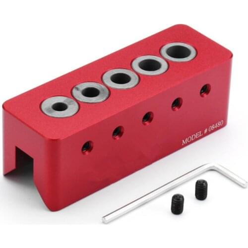 ASCENDAS Drillpro 08480 6/7/8/9/10mm 90 degrees Drill Straight Angle Guide Bit Doweling Jig Woodworking Tool TP-0195