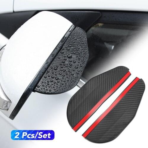 Car Rearview Mirror Rain Eyebrow For mercedes mazda 3 renault toyota golf 4 opel passat b5 golf 7 for skoda ford focus 3
