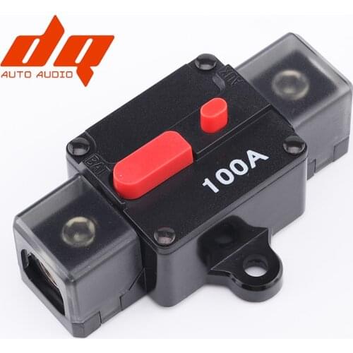 100A 200A 12V Car Truck Audio Amplifier Circuit Breaker Fuse Holder AGU Style Stereo Amplifier Refit 4GA to 4GA Cable