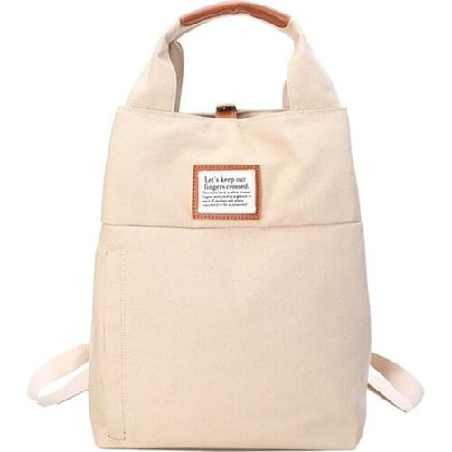 2019 New Female Canvas For Teenage Girls School Bags for Women Rucksack Mochila feminina A1-03