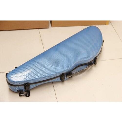 Brand New High Quzlity Fiddle Violin 4/4 Full Size Composite Blue Bam Carbon Fiber Case Bag With Bow Holders Straps