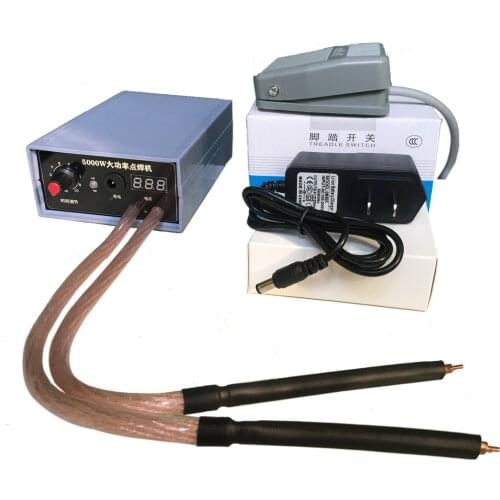 5000W Spot-welding Machine DIY Battery Welding Machine Current Utility Welding Machine with Treadle Switch for 18650 Battery