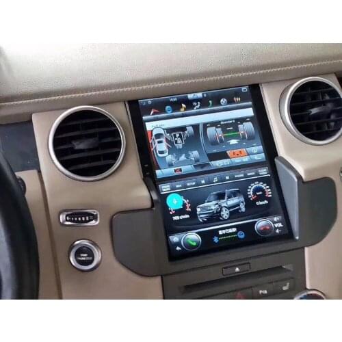 Vertical Tesla PX6 Android 9 4+64GB Car Radio Player Auto GPS Navigation For Land Rover Discovery 4 L319 For Range Rover 2009-16